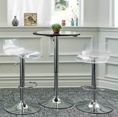 Indoor Transparent Acrylic Bar Stool Perfect Combination Of Style And Comfort